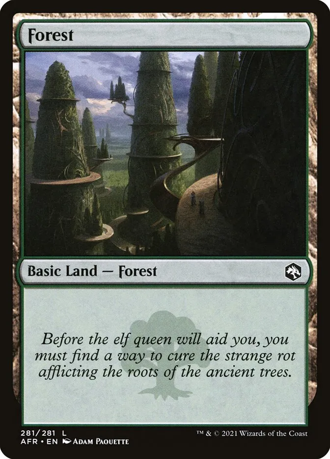 2021 Adventures in the Forgotten Realms Forest #281 common card image