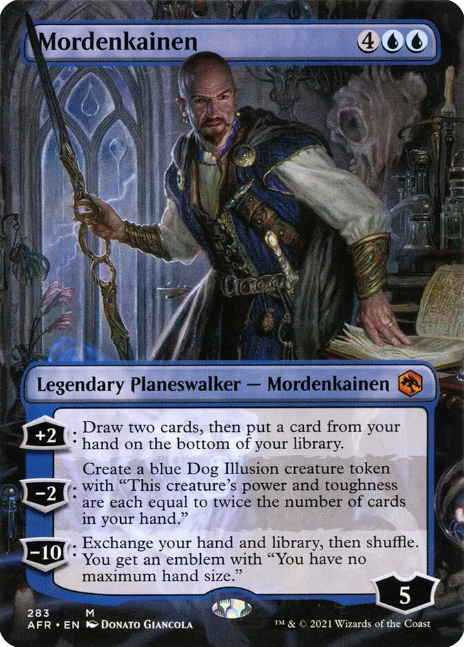 2021 Adventures in the Forgotten Realms Mordenkainen #283 mythic card image