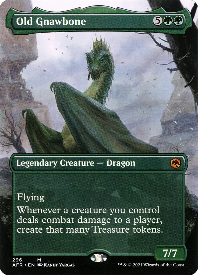 2021 Adventures in the Forgotten Realms Old Gnawbone #296 mythic card image
