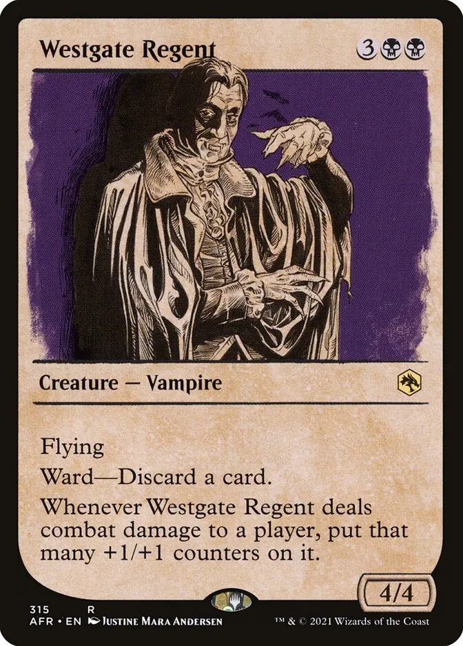 2021 Adventures in the Forgotten Realms Westgate Regent #315 rare card image