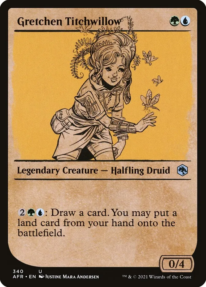 2021 Adventures in the Forgotten Realms Gretchen Titchwillow #340 uncommon card image