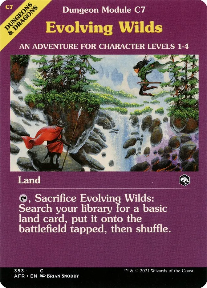 2021 Adventures in the Forgotten Realms Evolving Wilds #353 common card image