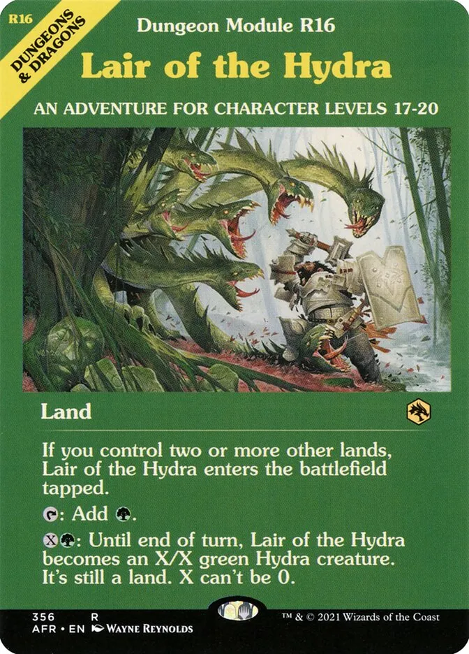 2021 Adventures in the Forgotten Realms Lair of the Hydra #356 rare card image