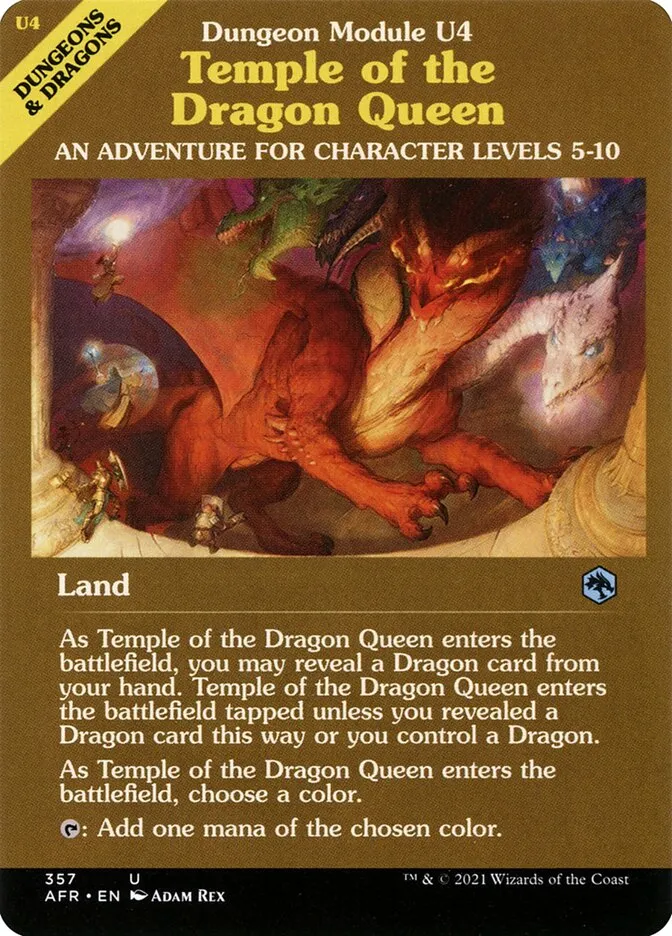 2021 Adventures in the Forgotten Realms Temple of the Dragon Queen #357 uncommon card image