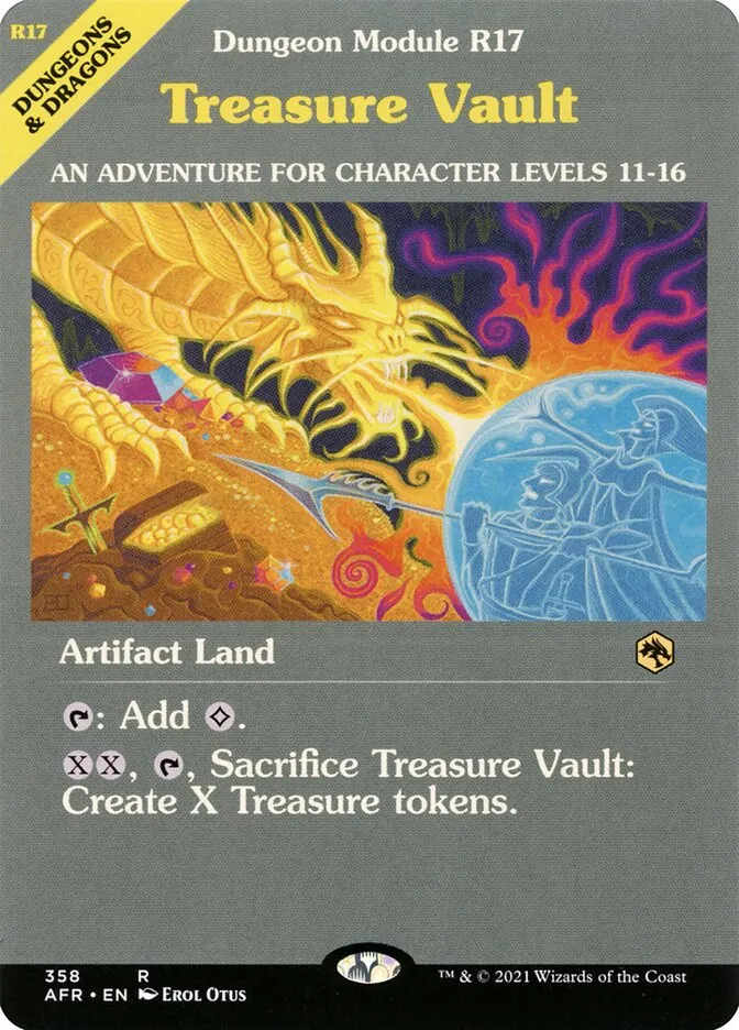 2021 Adventures in the Forgotten Realms Treasure Vault #358 rare card image