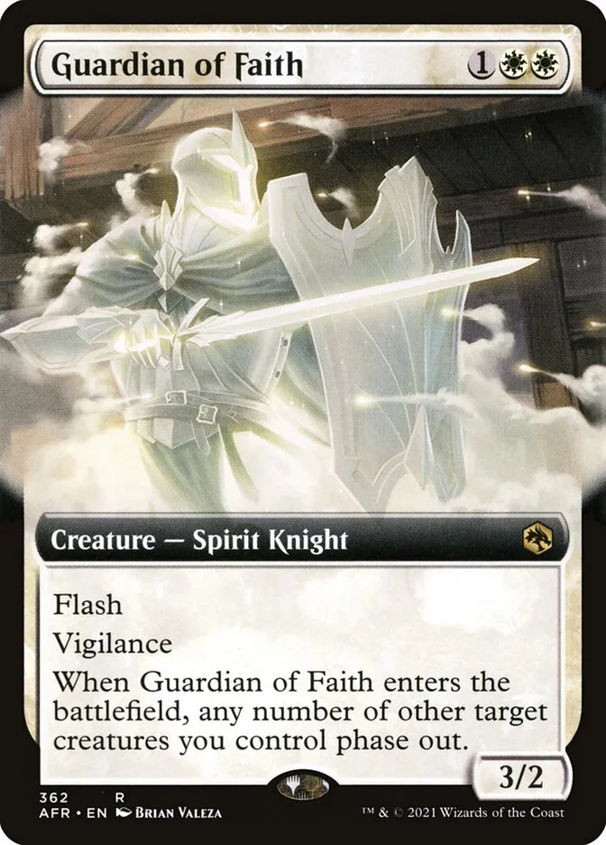 2021 Adventures in the Forgotten Realms Guardian of Faith #362 rare card image