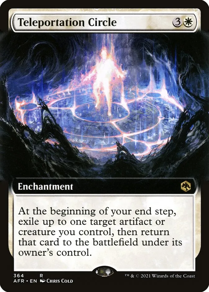 2021 Adventures in the Forgotten Realms Teleportation Circle #364 rare card image