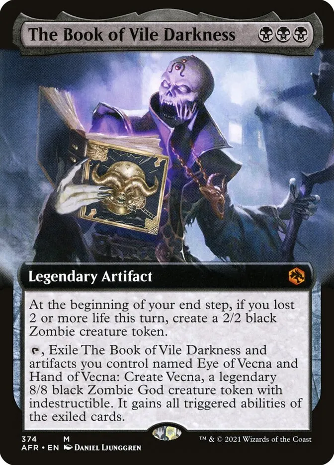2021 Adventures in the Forgotten Realms The Book of Vile Darkness #374 mythic card image