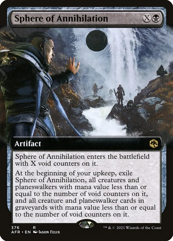 2021 Adventures in the Forgotten Realms Sphere of Annihilation #376 rare card image