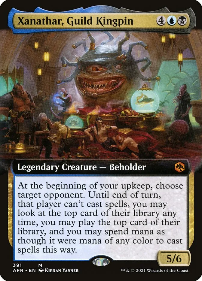 2021 Adventures in the Forgotten Realms Xanathar, Guild Kingpin #391 mythic card image
