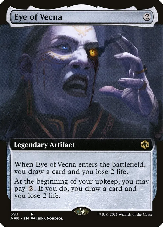 2021 Adventures in the Forgotten Realms Eye of Vecna #393 rare card image