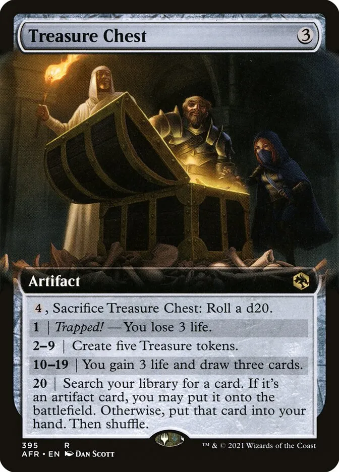 2021 Adventures in the Forgotten Realms Treasure Chest #395 rare card image