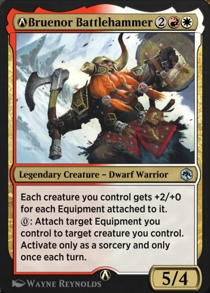 2021 Adventures in the Forgotten Realms A-Bruenor Battlehammer uncommon #A-219 uncommon card image