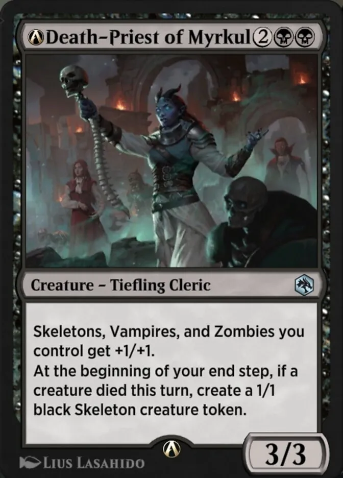 2021 Adventures in the Forgotten Realms A-Death-Priest of Myrkul uncommon #A-95 uncommon card image
