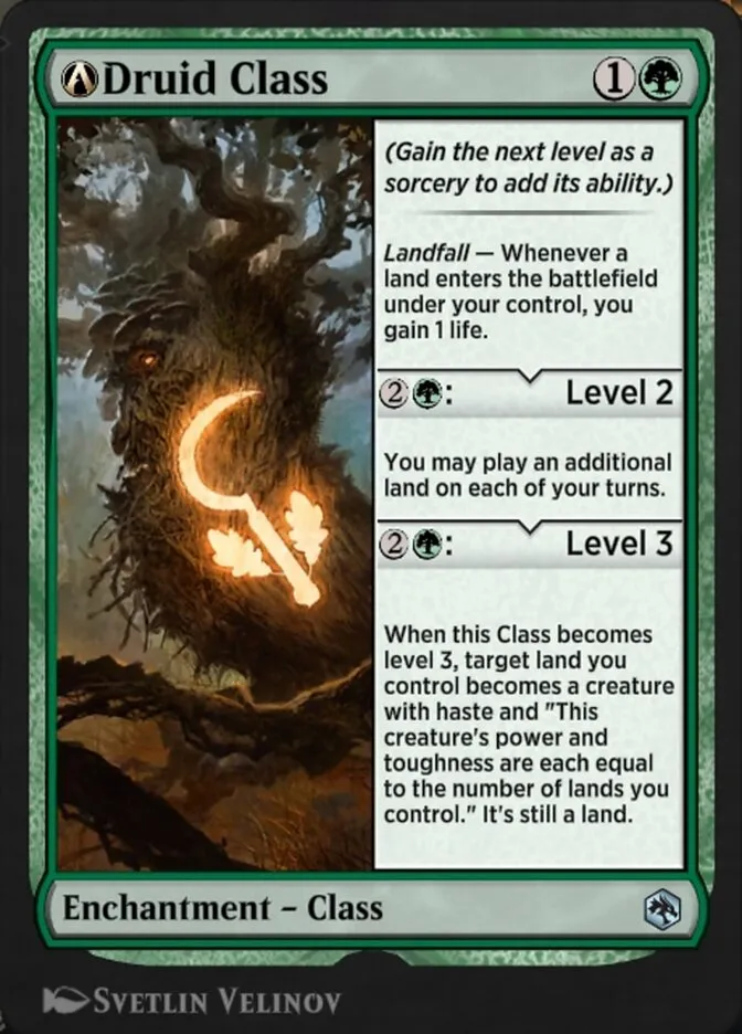 2021 Adventures in the Forgotten Realms A-Druid Class uncommon #A-180 uncommon card image