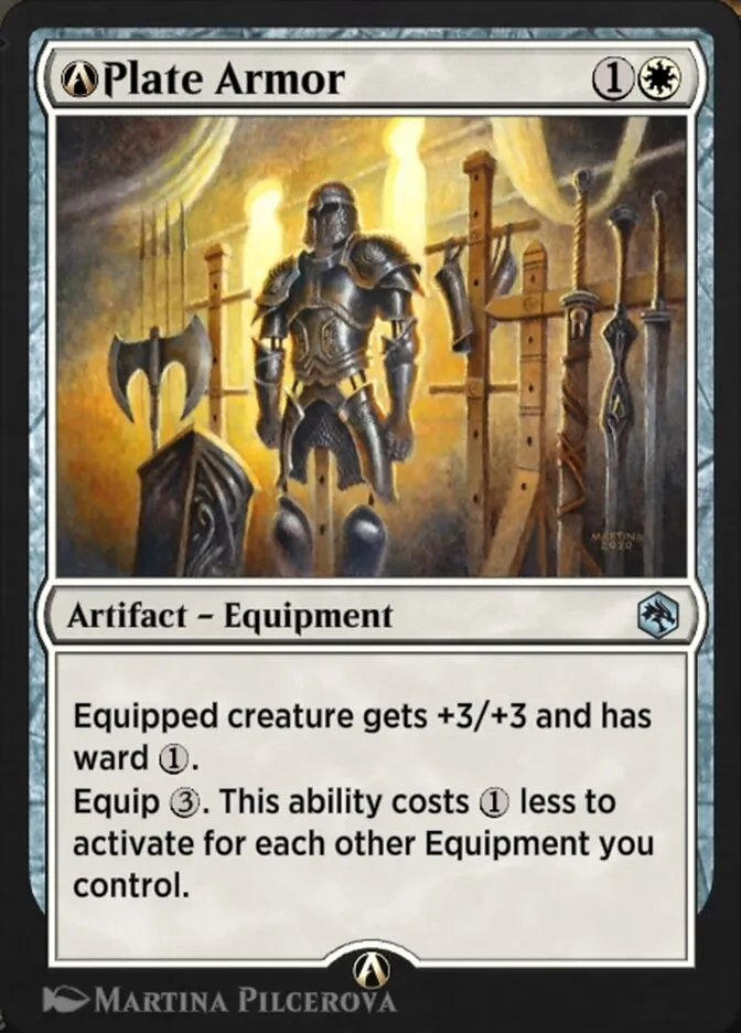 2021 Adventures in the Forgotten Realms A-Plate Armor uncommon #A-32 uncommon card image