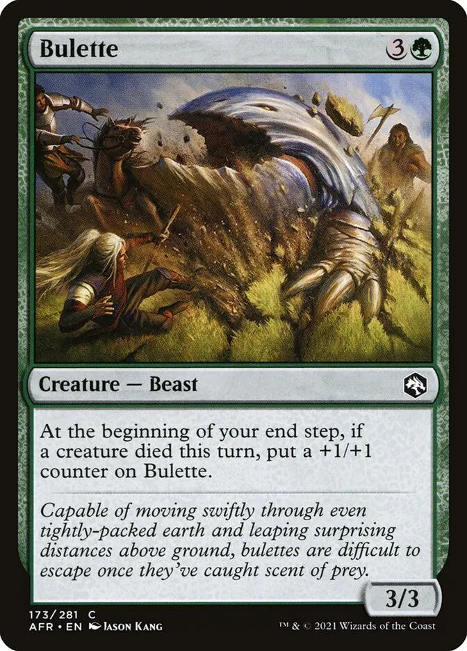 2021 Adventures in the Forgotten Realms Bulette #173 common card image