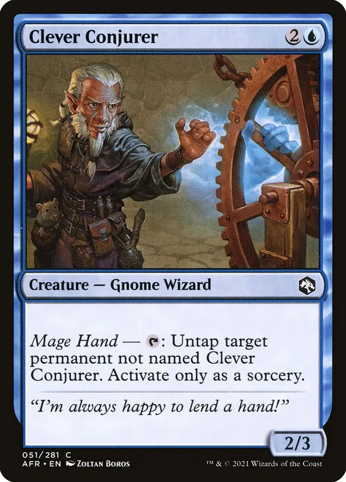 2021 Adventures in the Forgotten Realms Clever Conjurer common #51 common card image