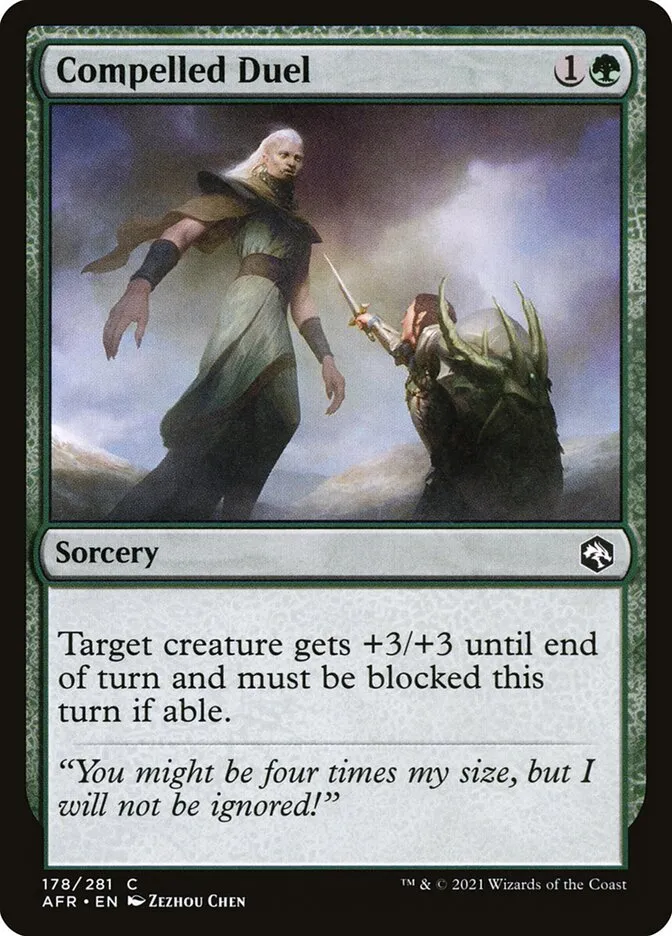 2021 Adventures in the Forgotten Realms Compelled Duel #178 common card image