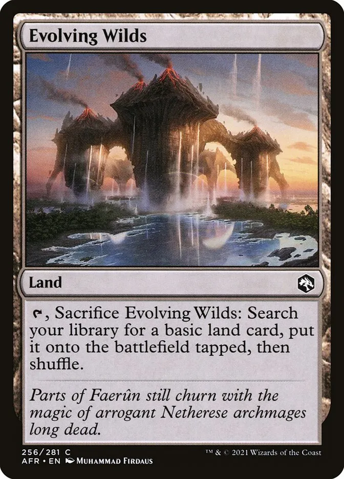 2021 Adventures in the Forgotten Realms Evolving Wilds common #256 common card image