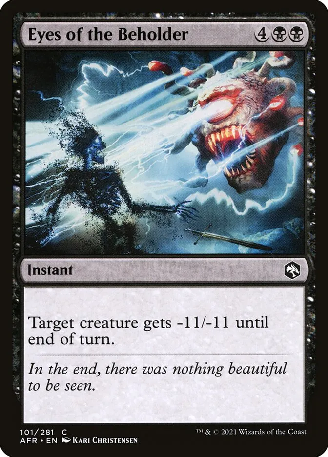 2021 Adventures in the Forgotten Realms Eyes of the Beholder common #101 common card image