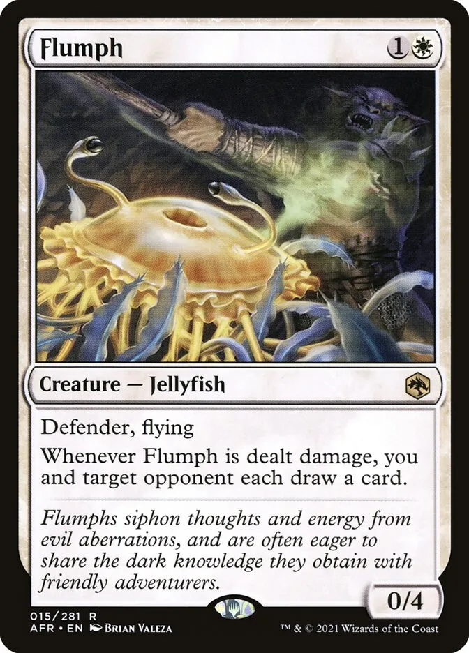 2021 Adventures in the Forgotten Realms Flumph rare #15 rare card image