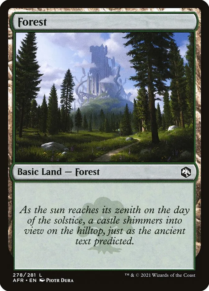 2021 Adventures in the Forgotten Realms Forest #278 common card image