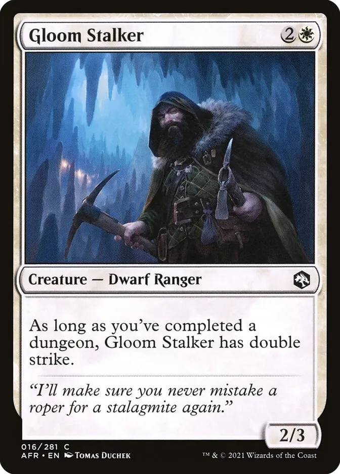 2021 Adventures in the Forgotten Realms Gloom Stalker common #16 common card image