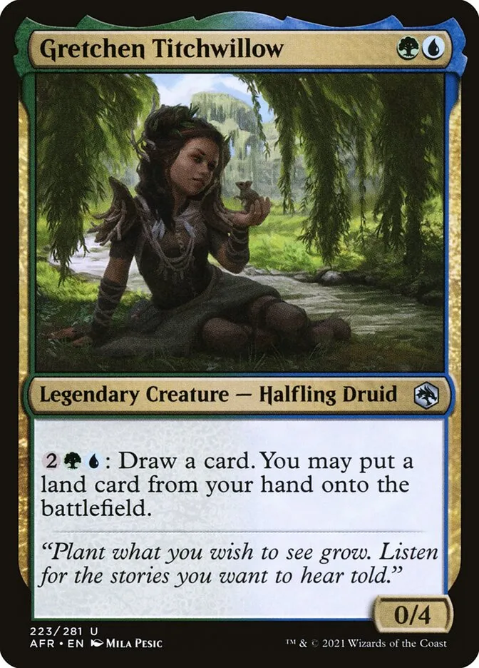 2021 Adventures in the Forgotten Realms Gretchen Titchwillow uncommon #223 uncommon card image