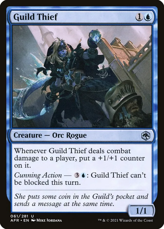 2021 Adventures in the Forgotten Realms Guild Thief uncommon #61 uncommon card image