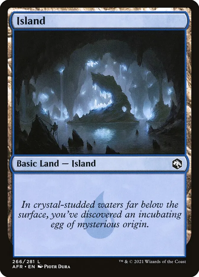 2021 Adventures in the Forgotten Realms Island common #266 common card image