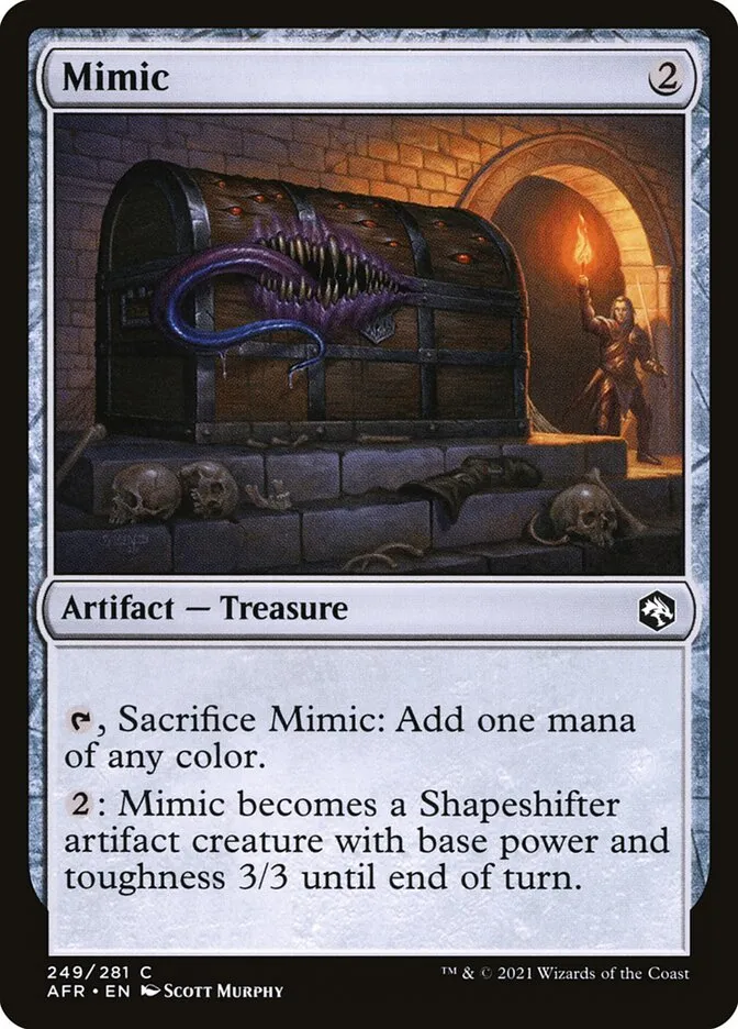 2021 Adventures in the Forgotten Realms Mimic #249 common card image