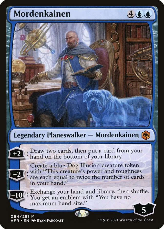 2021 Adventures in the Forgotten Realms Mordenkainen #64 mythic card image