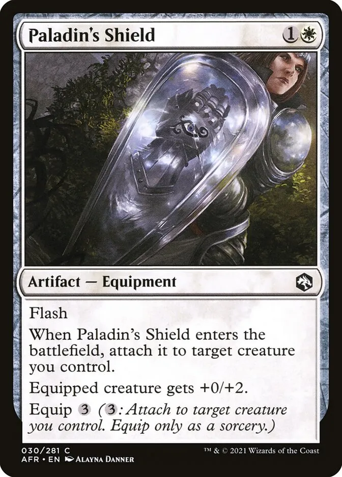 2021 Adventures in the Forgotten Realms Paladin's Shield common #30 common card image