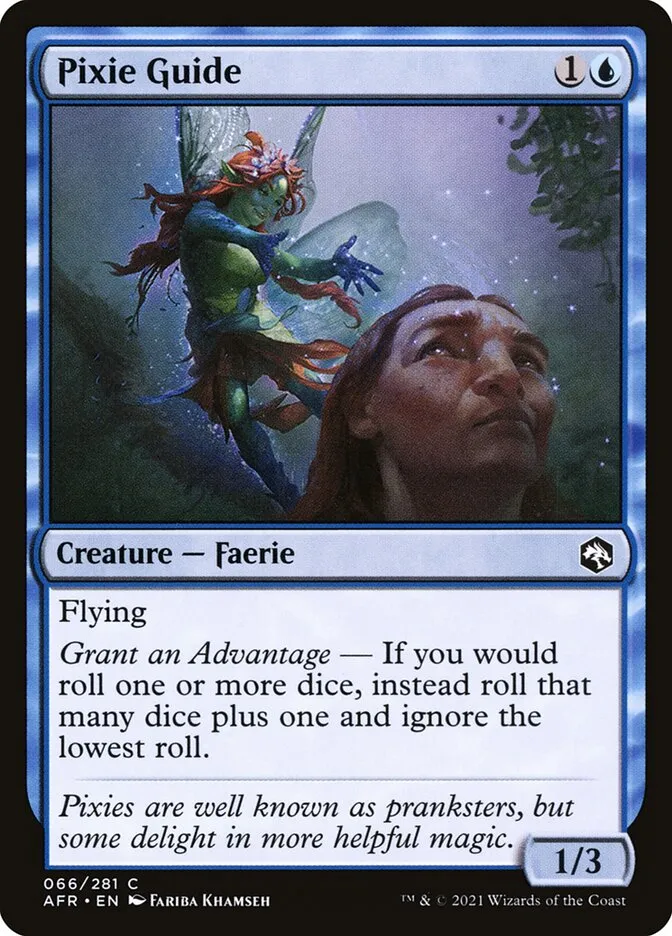 2021 Adventures in the Forgotten Realms Pixie Guide common #66 common card image