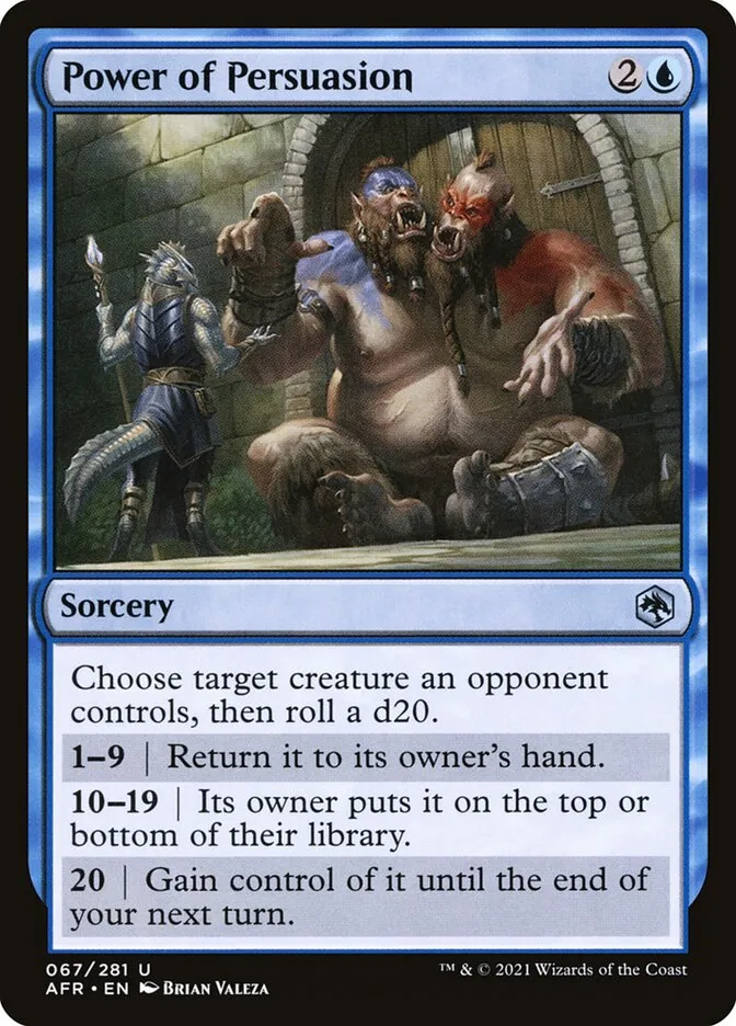2021 Adventures in the Forgotten Realms Power of Persuasion uncommon #67 uncommon card image
