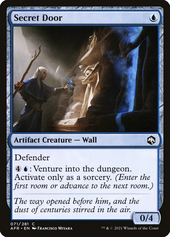 2021 Adventures in the Forgotten Realms Secret Door common #71 common card image