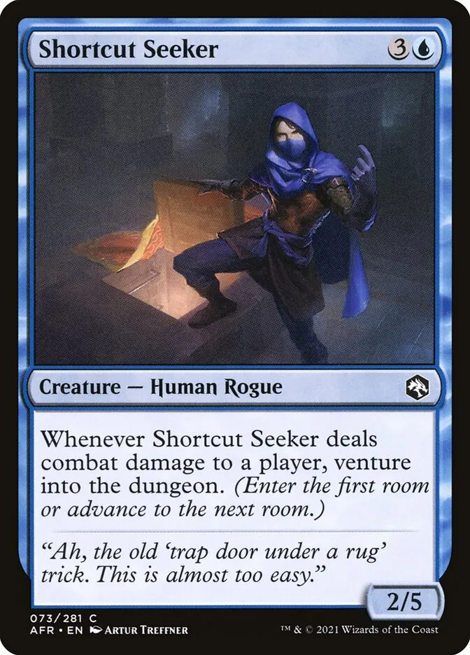 2021 Adventures in the Forgotten Realms Shortcut Seeker common #73 common card image