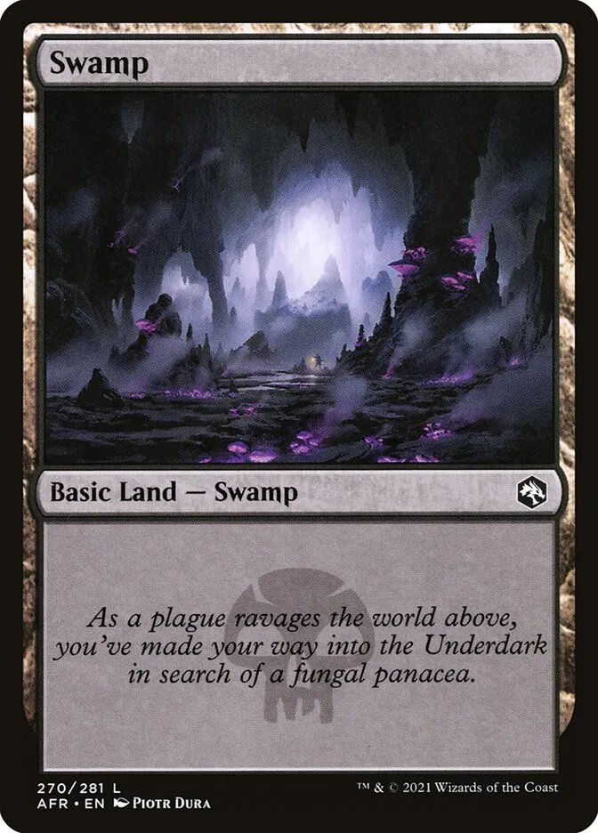 2021 Adventures in the Forgotten Realms Swamp common #270 common card image