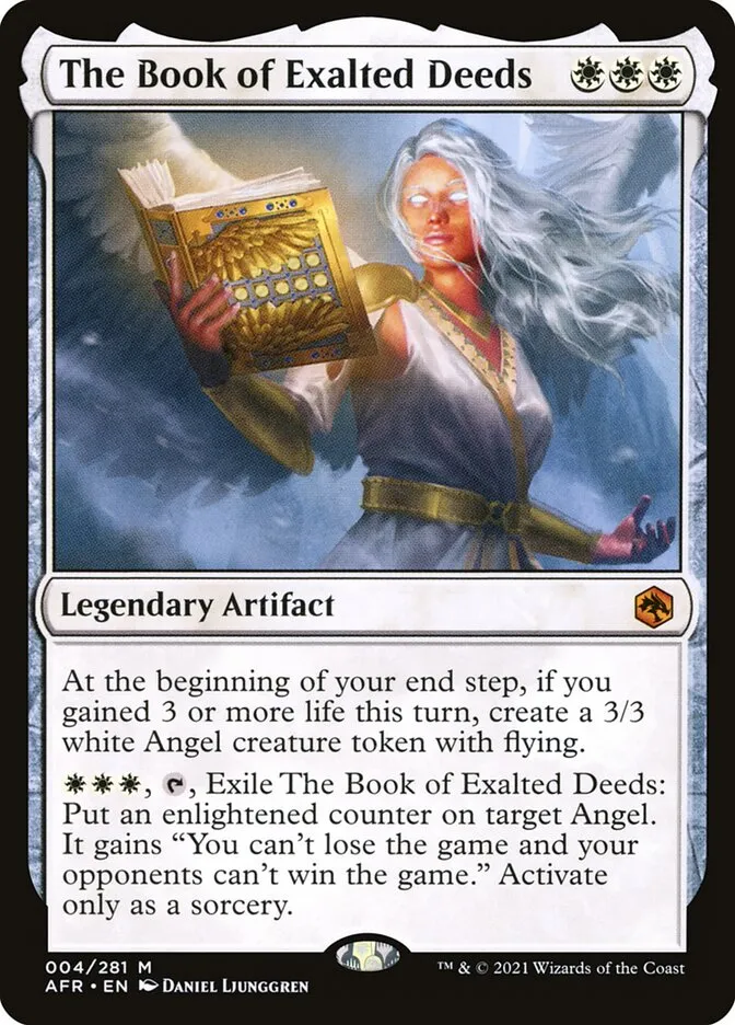 2021 Adventures in the Forgotten Realms The Book of Exalted Deeds mythic #4 mythic card image