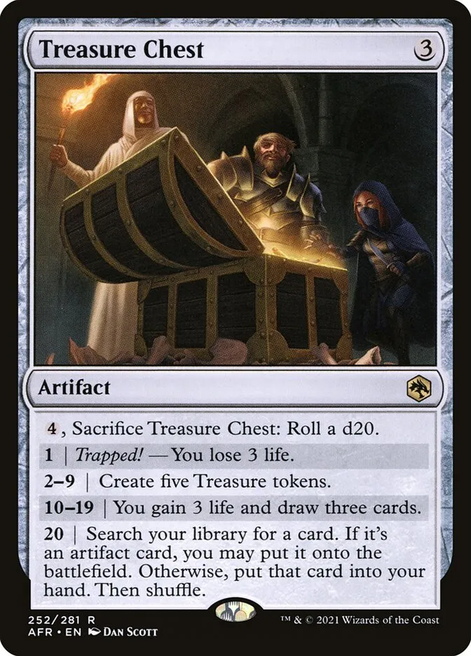 2021 Adventures in the Forgotten Realms Treasure Chest #252 rare card image