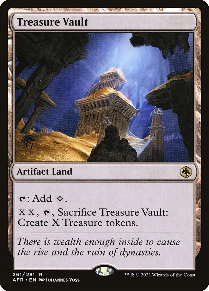 2021 Adventures in the Forgotten Realms Treasure Vault #261 rare card image