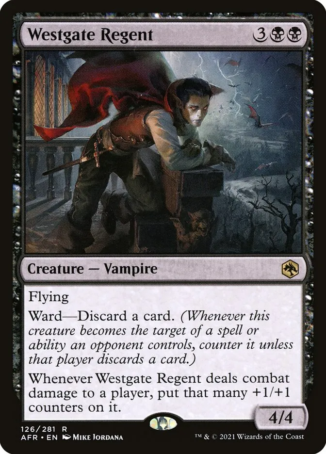 2021 Adventures in the Forgotten Realms Westgate Regent #126 rare card image