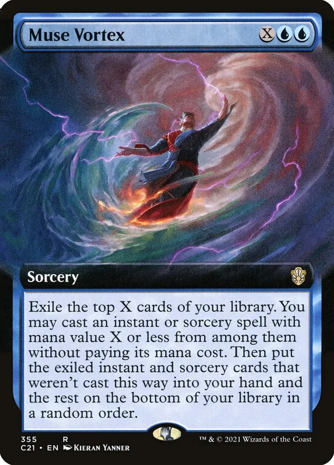 2021 Commander 2021 Muse Vortex rare #355 rare card image