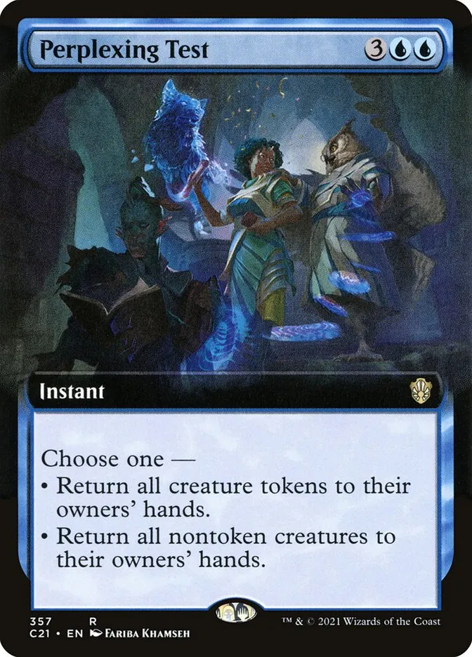 2021 Commander 2021 Perplexing Test rare #357 rare card image