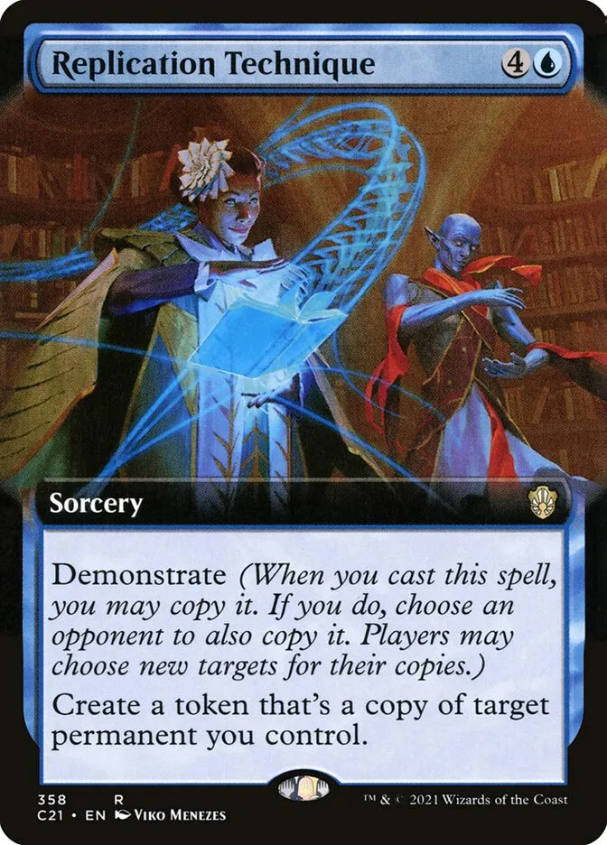 2021 Commander 2021 Replication Technique rare #358 rare card image