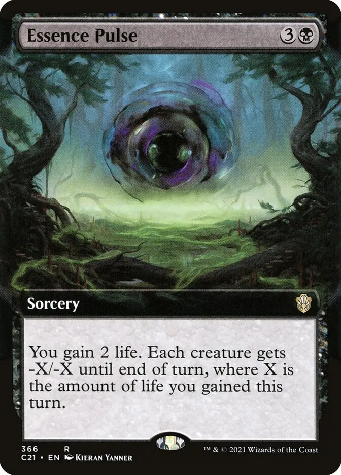 2021 Commander 2021 Essence Pulse rare #366 rare card image