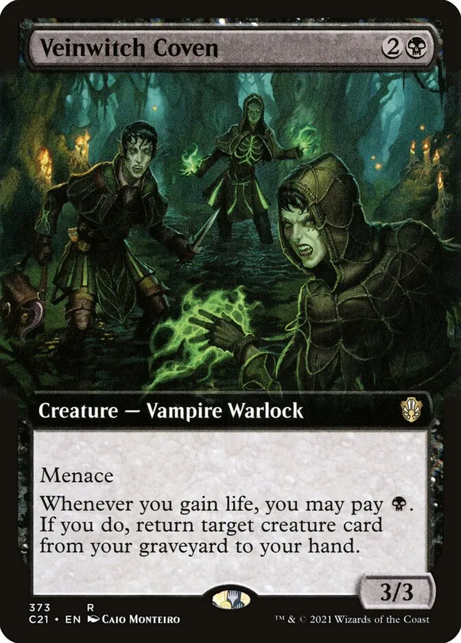 2021 Commander 2021 Veinwitch Coven rare #373 rare card image