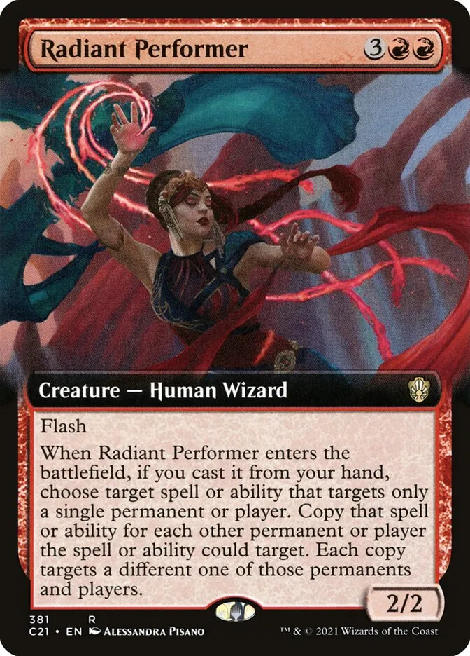 2021 Commander 2021 Radiant Performer rare #381 rare card image