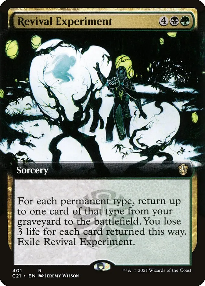 2021 Commander 2021 Revival Experiment rare #401 rare card image